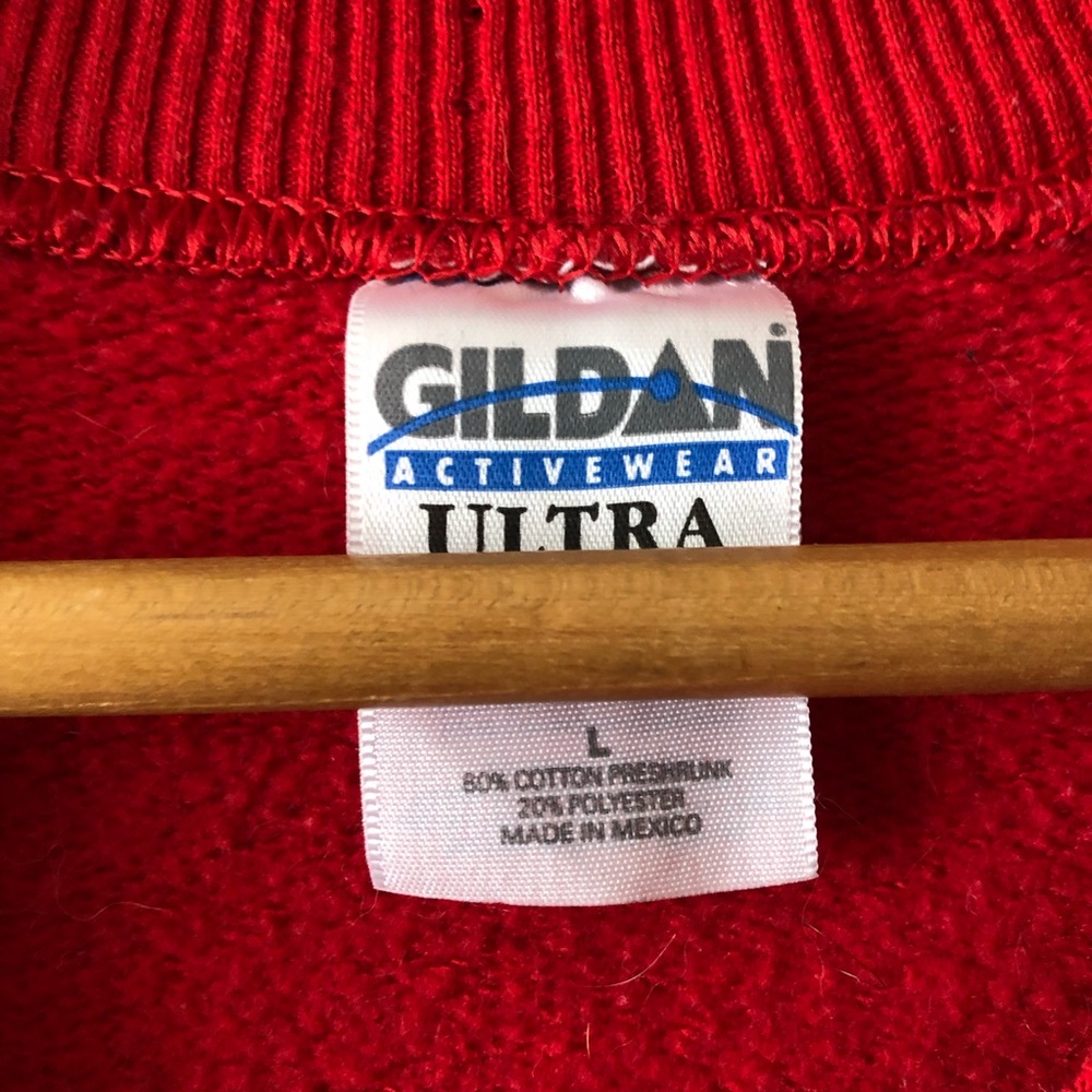 Vintage Red Racing Crewneck Sweater - Picture 4 of 4